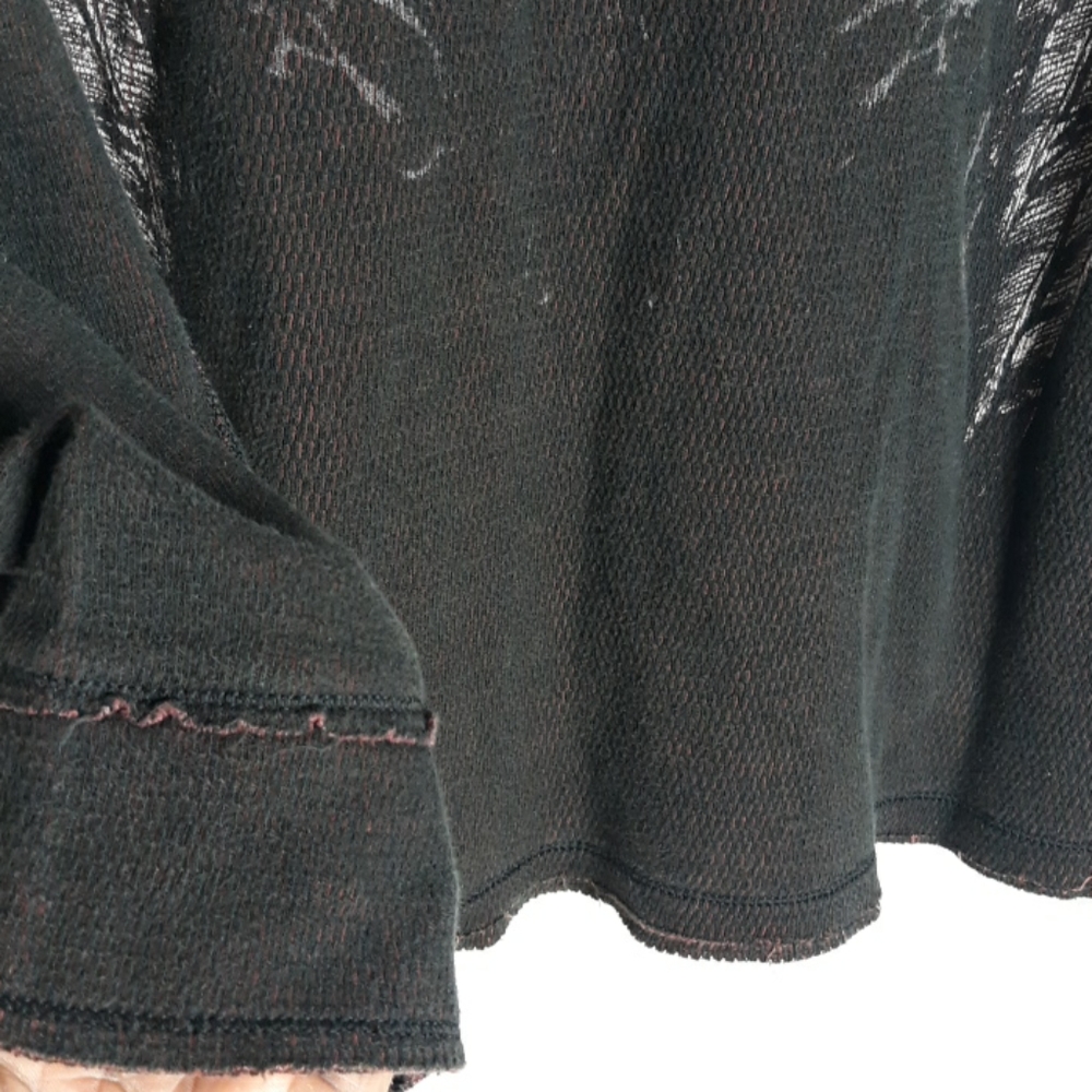 Affliction Mens Medium Distressed Pullover Sweater - Picture 4 of 6